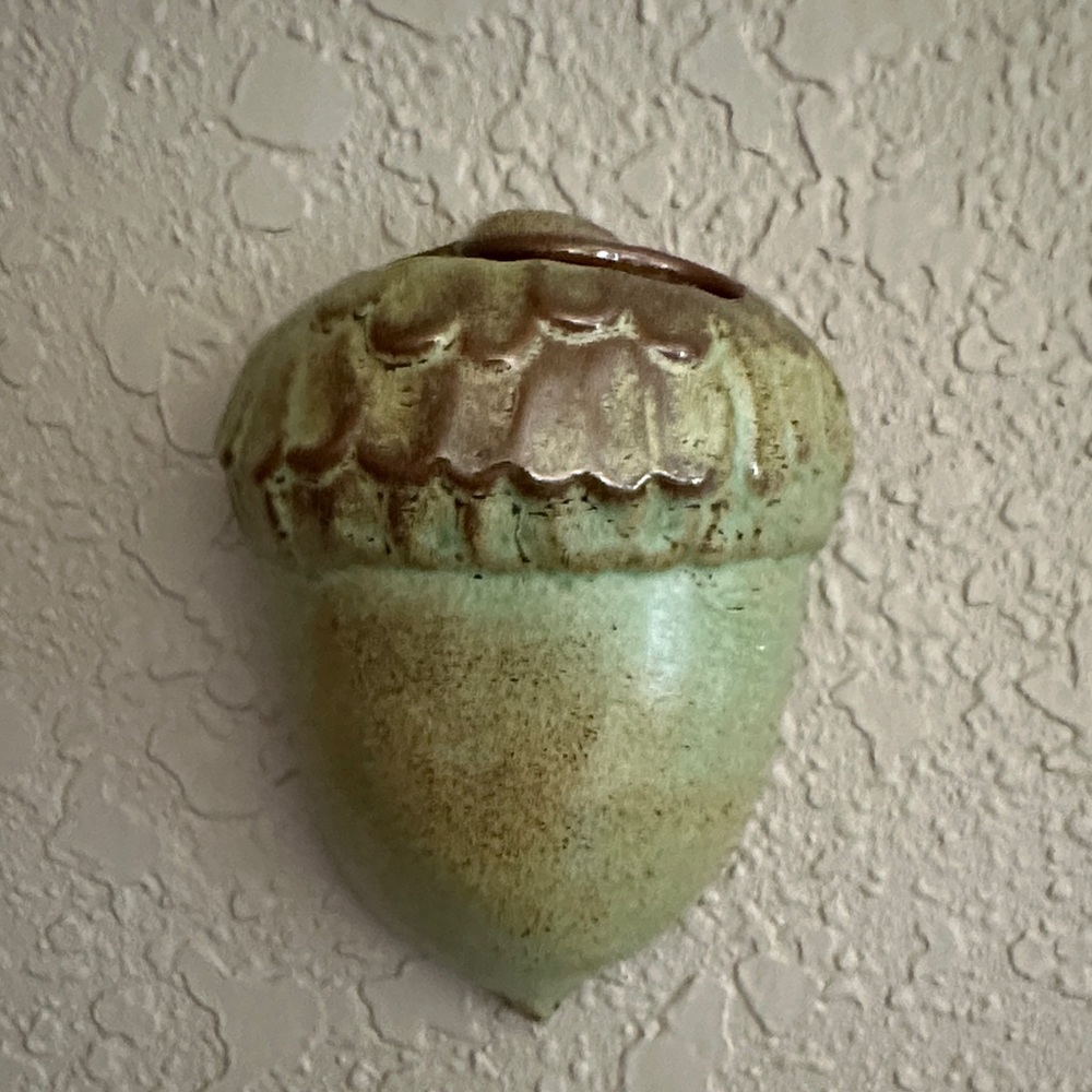 Frankoma Acorn #190 Vintage MCM Wall Pocket Planters - Picture 14 of 15